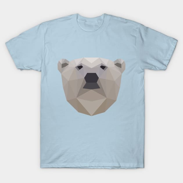 Low Poly Polar Bear T-Shirt by Herman12354